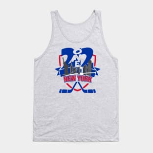 212 New York Hockey Blue/Red Tank Top